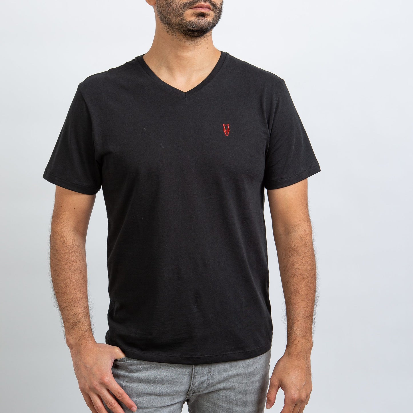 Cuello en V / Black