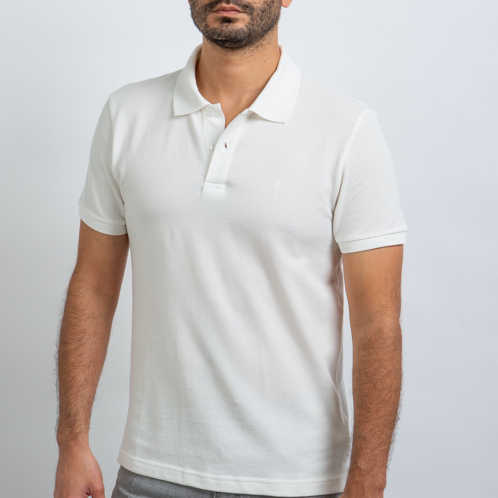 Polo discount piqué hombre